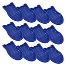 Superio Toboggan Snow Sled for Kids and Adults, 37" Plastic Sled, 12 Pack, Blue - Like New