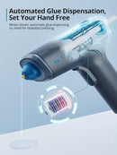 TILSWALL CORDLESS HOT GLUE GUN 15S FAST PREHEATING HOT GLUE GUN KIT - GRAY - Like New