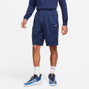 NIKE MEN'S DF ICON+ SHORTS 11 IN - SIZE: MEN L - MIDNIGHT NAVY/WHITE - Brand New