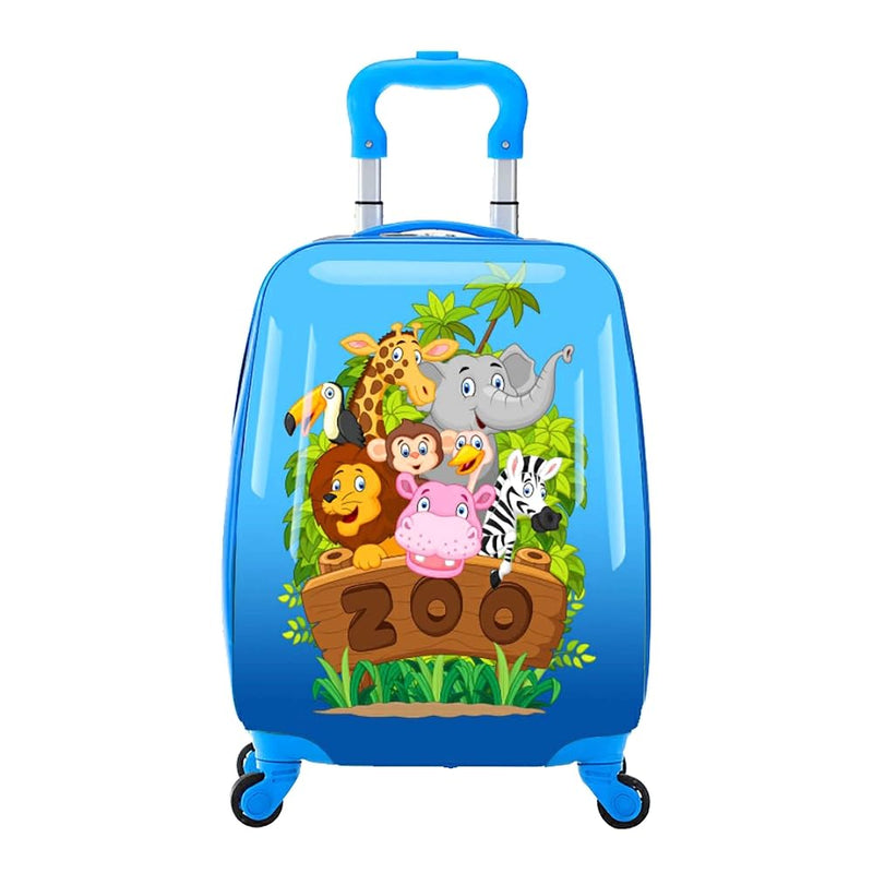 TUCCI ITALY KIDS ZOOLAND CARRY ON KIDS SUITCASE - MULTICOLOR - Like New