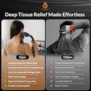 PURSONIC DEEP TISSUE MASSAGE GUN U-SHAPED POSITIONING MG-1200 - Black - Like New