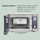 PANASONIC 1.3 CU. FT. HOMEMADE COUNTERTOP MICROWAVE - NN-CD65NS - SILVER - Like New