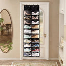 MEGACHOICE 10 TIER OVER THE DOOR SHOE SHELVES OXFORD FABRIC HANGING SHOE RACK - Like New