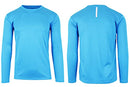 GALAXY BY HARVIC MEN'S LONG SLEEVE PERFORMANCE CREW NECK TEE - SIZE LARGE - Brand New