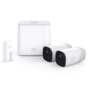 EUFYCAM 1080P WIRELESS HOME SECURITY Camera SYSTEM, T8114 - WHITE - Like New
