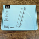 S4 WIRELESS HDMI SCREEN SHARING DEVICE 1080P 2.4G/5G PLUG & PLAY KIT - GRAY - Like New