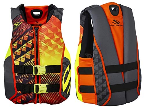 STEARNS HYDROPRENE LIFE VEST 2 PACK-ORANGE - Brand New