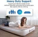 ETEKCITY AIR MATTRESS UPGRADED TWIN SIZE CAMPING BLOW UP BED - BROWN - Like New
