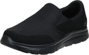 77048BBK Skechers Men's Flex Advantage McAllen Slip BLACK Size 9.5 Like New