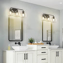 Bathroom Vanity Light 3 Lights 24" Black Farmhouse Vanity Wall Sconce Fixtures - Like New