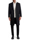 KARL LAGERFELD PARISWOOL-BLEND OVERCOAT - SIZE: MEN XL - BLACK - Like New