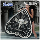 SWIMWAYS WEDNESDAY OVERSIZED POOL FLOAT FOR AGES 14+ - BLACK/WHITE - Like New