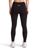 REEBOK ODYSSEY HIGHRISE 7/8 LEGGINGS FOR WOMEN 25" INSEAM WOMEN BLACK SIZE L - Brand New