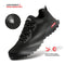 M903-2E KRICELY MEN'S TRAIL RUNNING SHOES, WIDE SIZE: 9.5 (M9.5) WIDTH - BLACK - Like New