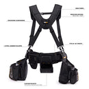 TOUGHBUILT FRAMER SUSPENSION RIG QUICK-ADJUST STRAPS SMALL POUCHES TB-303-6 - Brand New