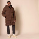 AMAZON ESSENTIALS AMAZON ESSENTIALS MENS HOODED LONG PUFFER COAT - SIZE M - Brand New