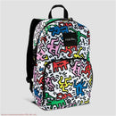 KEITH HARING 22.9L KIDS' BACKPACK - WHITE - Brand New