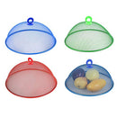 DAMEING 2Pcs Round Metal Mesh Food Cover, 13.78 Inch Mesh Screen Tents Umbrella - Brand New