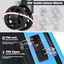 KEYTANG SMILELINE HARDSIDE EXPANDABLE LUGGAGE W/QUICK ACCESS FRONT OPEN POCKET - Like New