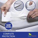 Twin Extra Long (XL) Mattress Protector Zippered Bed Bug Waterproof Encasement - Brand New