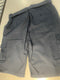 BLUE ICE MEN'S SLIM FIT STRETCH BELTED CARGO SHORTS - SIZE: MEN 42 - NAVY - Brand New