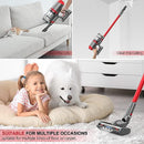 ONSON Life Cordless Vacuum Upgraded Roller Brush 4 in 1 Powerful EV-696 - RED Like New