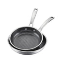 CUISINART FUSIONPLUS HYBRID STAINLESS STEEL 2-PC SKILLET - Scratch & Dent