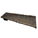 Oakland Living Cast Aluminum Splash Block Rock, Slate Stone Rock-SB-Bronze - Brand New