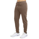 BLU ROCK MEN'S FLEECE SWEATPANTS WITH ZIPPER SIDE POCKETS, SIZE: MEN 2XL - BROWN - Like New