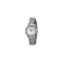 BULOVA 96L191 WOMEN'S MOTHER OF PEARL DIAL CRYSTALS ACCENTS - STAINLESS STEEL - Like New