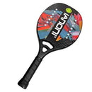 IANONI BEACH TENNIS PADDLE TENNIS RACKET CARBON FIBER EVA MEMORY FOAM - BLACK - Like New