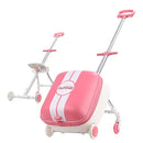 JOYTRAVEL KIDS RIDE-ON LUGGAGE WITH SPINNER WHEELS SUITCASE - PINK - Like New