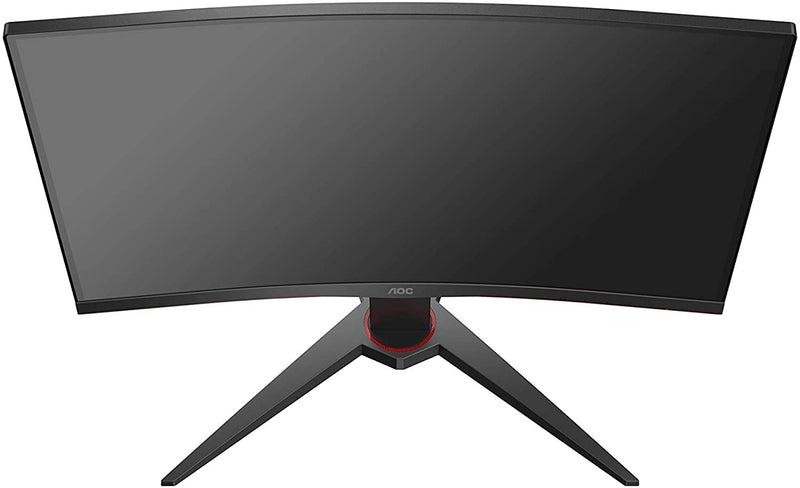 For Parts: AOC 24" FHD Curved Frameless FHD 1500R 165Hz Monitor C24G1A CRACKED SCREEN