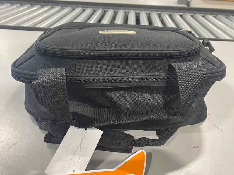 ROCKLAND 14 INCH FASHION SOFTSIDE UPRIGHT LUGGAGE CARRYING BAG - BLACK - Brand New