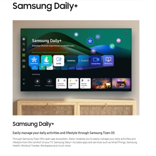 SAMSUNG 65" CLASS CRYSTAL UHD 4K (2160P) SMART TIZEN TV UN65DU6900FXZA - BLACK - Like New
