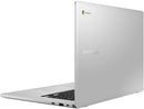 SAMSUNG CHROMEBOOK 15.6" FHD N4000 4 32GB SSD SILVER XE350XBA-K01US W10 Like New