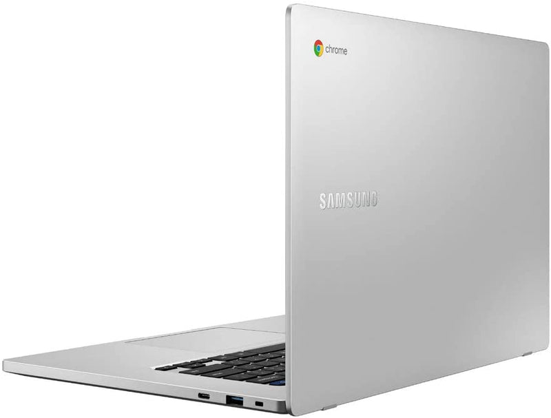 SAMSUNG CHROMEBOOK 15.6" FHD N4000 4 32GB SSD SILVER XE350XBA-K01US W10 - Like New