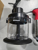 VITAMIX 5-SPEED 4-PIECE DELUXE IMMERSION BLENDER BUNDLE - RED - Like New