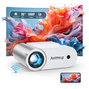 ANTMAP1080P PROJECTOR WIRED SCREEN MIRRORING MINI MOVIE PROJECTOR - SILVER - Like New