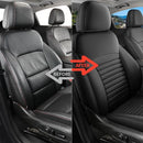 Huidasource Front Seat Covers for Malibu, Faux Leather Seat Protectords Black01 - Brand New