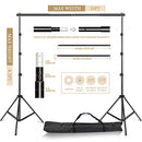 Walk Fly 8.5 x 10 ft Backdrop Support System Stand with Carry Bag - Black - Like New