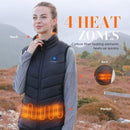 IUREK ZD932 HEATED VEST - SIZE: WOMEN M - BLACK - Brand New