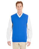 HARRITON HA MEN V-NECK SWEATER VEST MEN S TRUE ROYAL - Like New