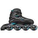 ROLLER DERBY ROLLER DERBY AERIO MEN'S INLINE SKATES SIZE 10 - BLACK/BLUE - Like New