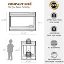 LIFE SKY Bunk Bed Twin-Over-Twin Stable Heavy Duty Metal Frame Safety Black - Like New