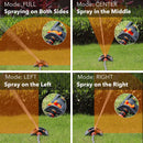 BN-LINK OSCILLATING SPRINKLER WITH 4-WAY ADJUSTABLE SPRAY,19 HOLE NOZZLES - GRAY - Like New