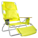 OSTRICH DELUXE 3 IN 1 BEACH CHAIR WITH FACE OPENING - PORTABLE - GREEN - Like New