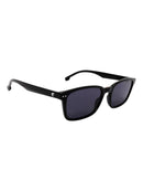 CARRERA RECTANGULAR SUNGLASSES - SHINY BLACK FRAME, GRAY LENSES, 50-18-135 - Like New