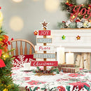 Glitzhome 20" Wooden Christmas Tree Table Decor Farmhouse Xmas Tree B08GFP4YFC - Brand New
