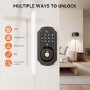 YHV KEYLESS ENTRY DOOR LOCK CAMERA FINGERPRINT SMART DOOR LOCK CA-01 - BLACK - Like New